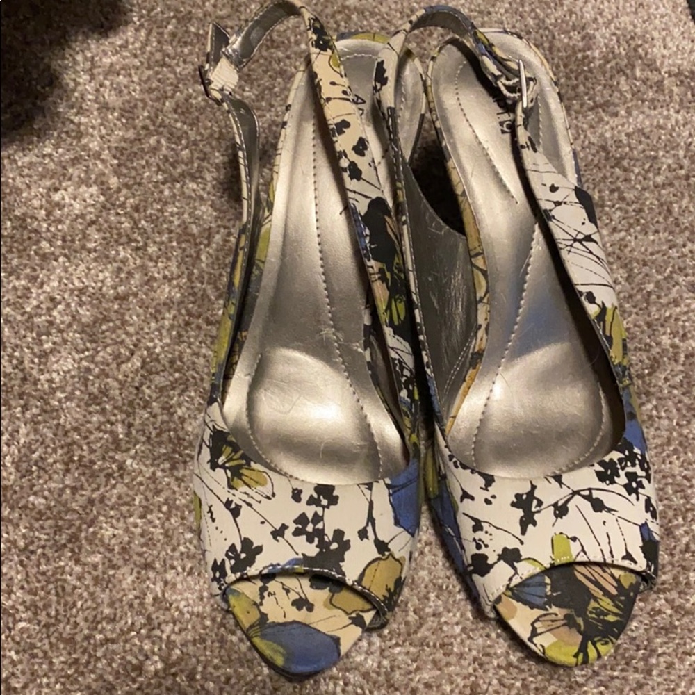 Apt 9 sling back stiletto heels